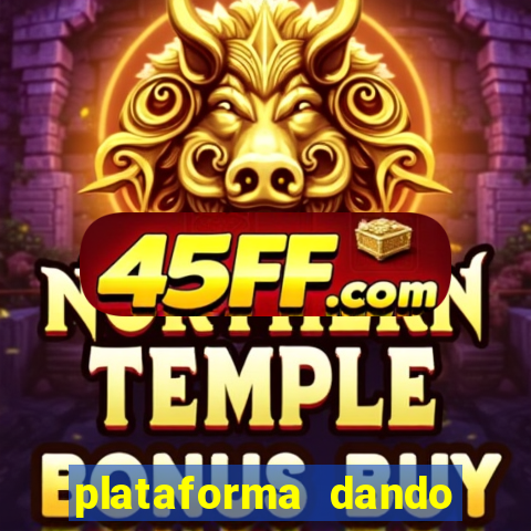 plataforma dando bonus de cadastro